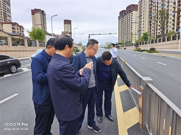 10月22日，洪董陪同汪凱書記一行到新安路調(diào)研.jpg