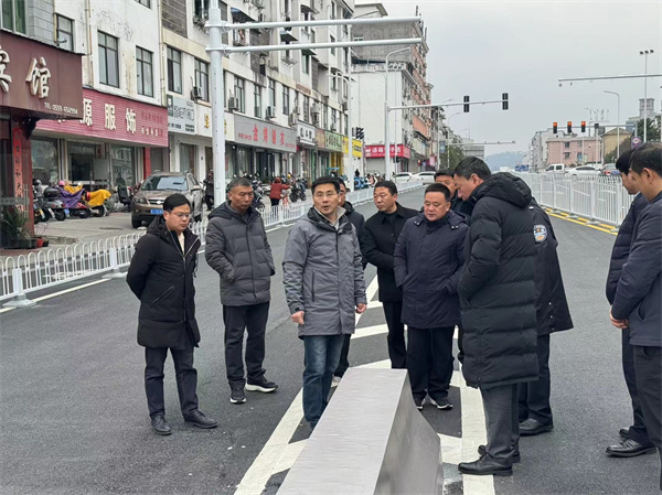 1月21日，洪董，張總陪同王奇勇縣長一行調(diào)研新安路跨鐵路橋.jpg